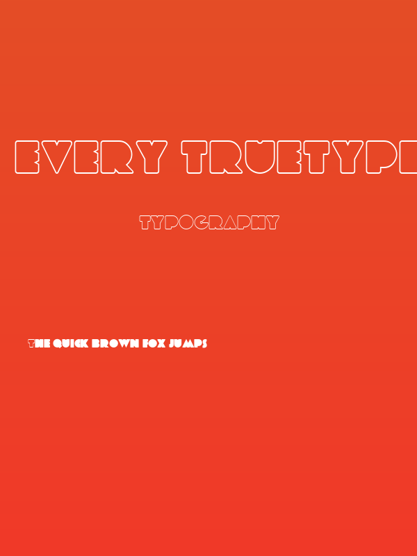 Every Truetype is a Wisefont 3.0 Poster