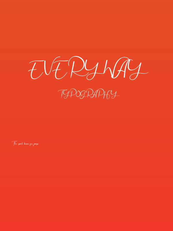 Every Way Poster