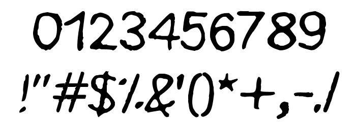 Every end is a new beginning Font OTHER CHARS
