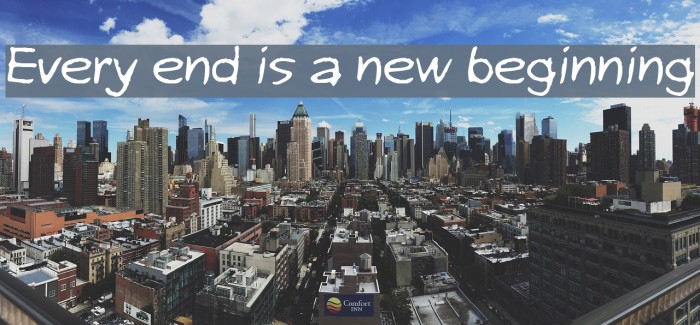 Every end is a new beginning Font examples