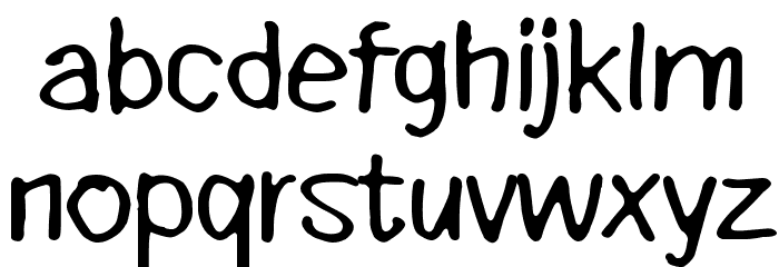 Every little thing that you do Font LOWERCASE