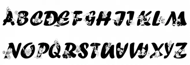 EveryLetterTellsAStory フォント 大文字