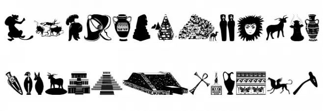 EveryPictureTellsAntique 字体 大写