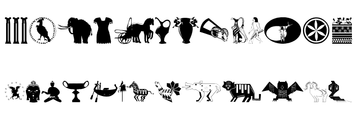 EveryPictureTellsAntique Font LOWERCASE