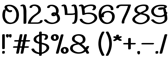 Everybody-Bold Font OTHER CHARS