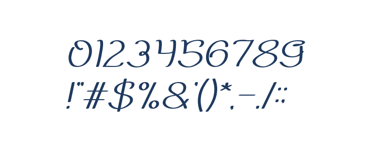 Everybody-Italic Other Characters