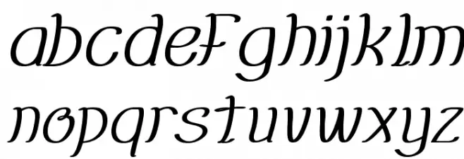 Everybody-Italic خط أحرف صغيرة