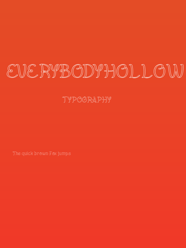 EverybodyHollow Poster