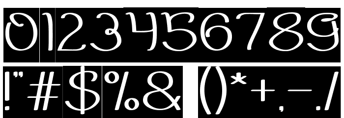 EverybodyInverse Font OTHER CHARS