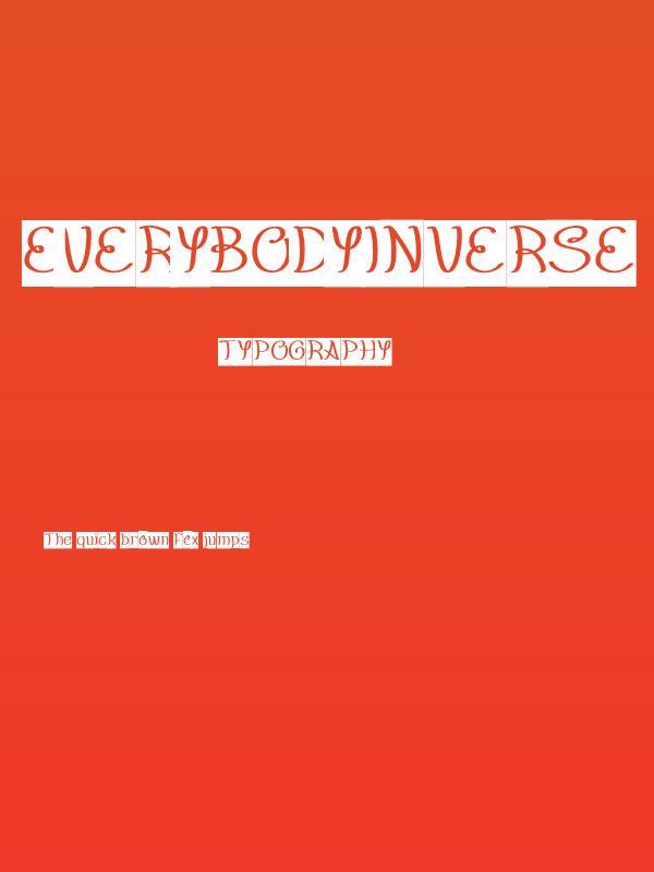EverybodyInverse Poster