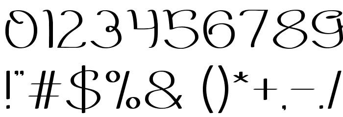 EverybodyLight Font OTHER CHARS
