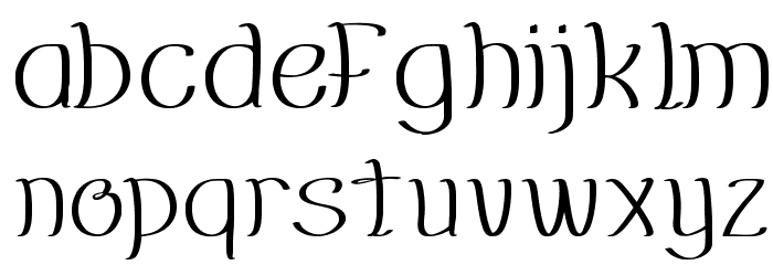 EverybodyLight Font LOWERCASE