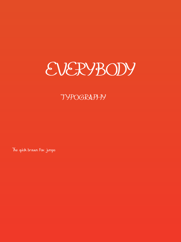 Everybody Poster