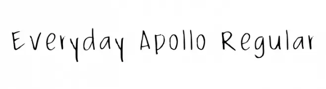 Everyday Apollo Regular Font
