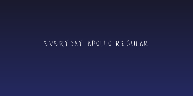 Everyday Apollo Regular Social Header