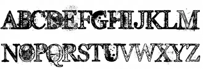 Everyday Ghost フォント 大文字