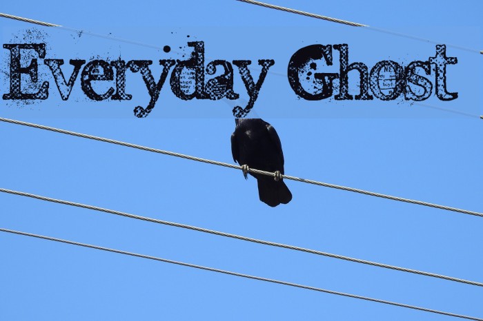 Everyday Ghost Font examples