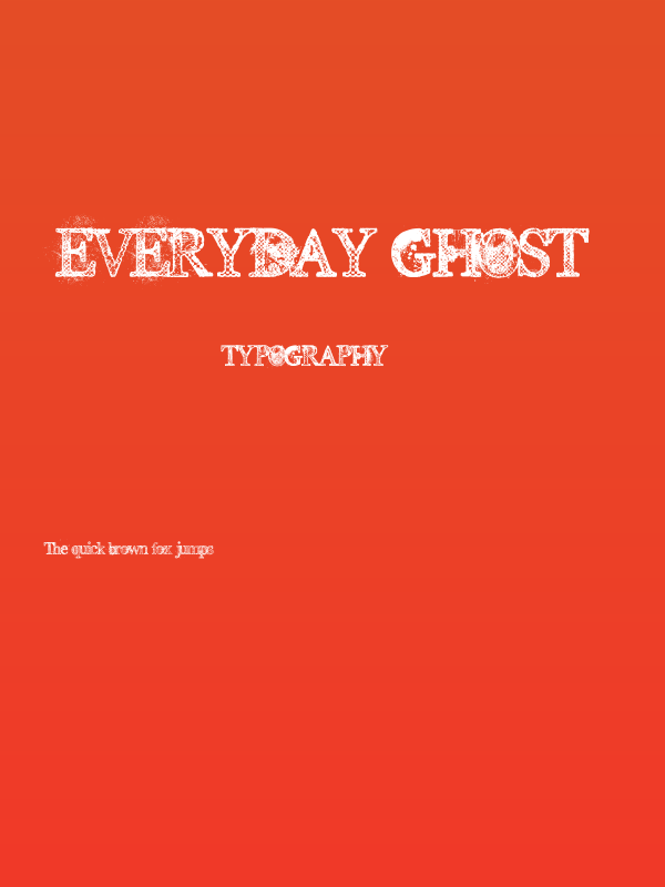 Everyday Ghost Poster