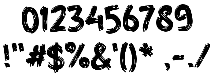 Everyday Yesterday Font OTHER CHARS