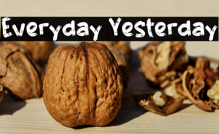Everyday Yesterday Example 1