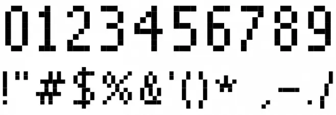 Everyday Font OTHER CHARS