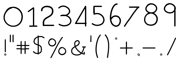 EverydayTypo Font OTHER CHARS