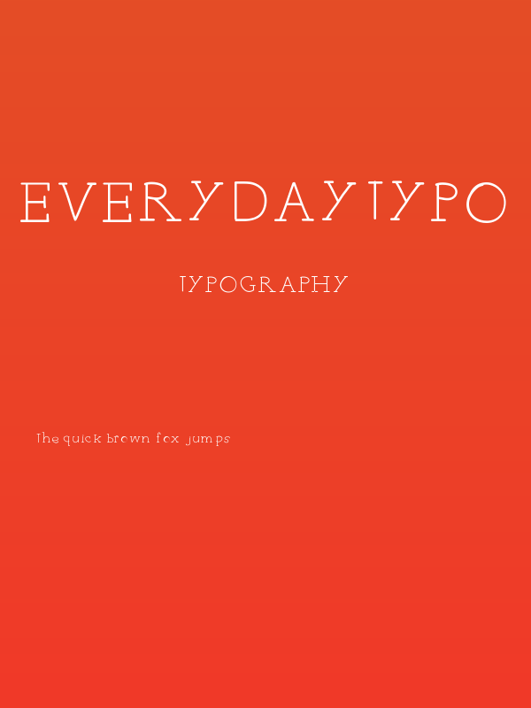 EverydayTypo Poster