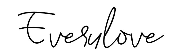 Everylove  font caratteri gratis