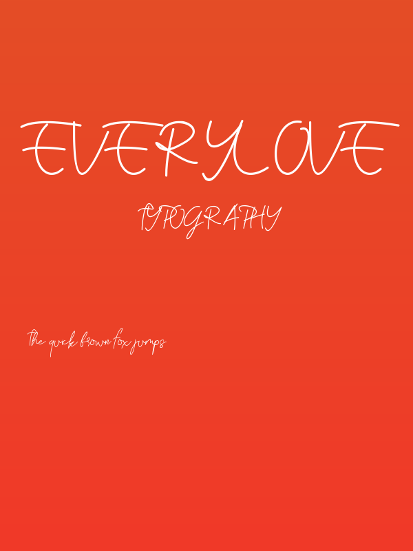 Everylove Poster