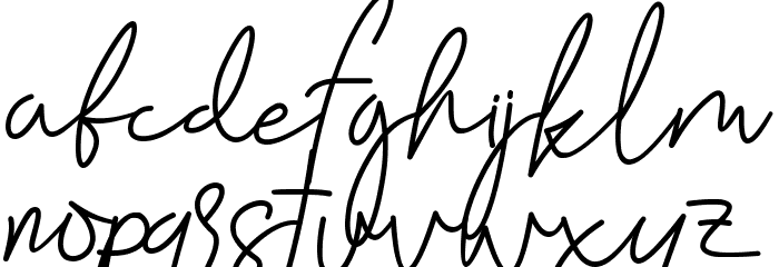 Everylove Font LOWERCASE