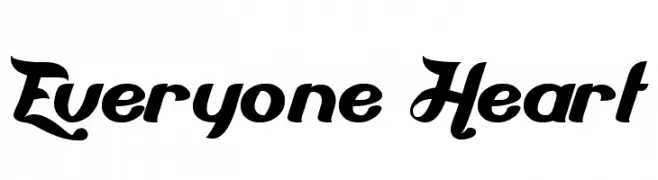 Everyone Heart  les polices de caractères gratuit tlcharger