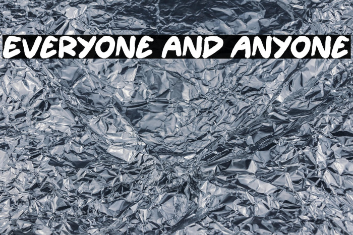 Everyone and Anyone Example 3