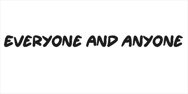 Everyone and Anyone Logo