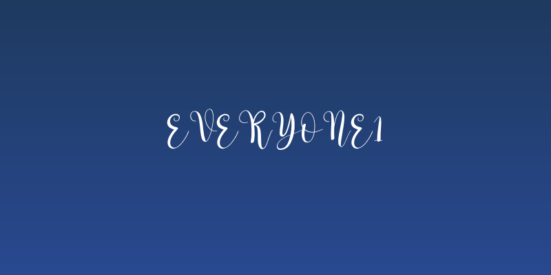 Everyone1 Social Header
