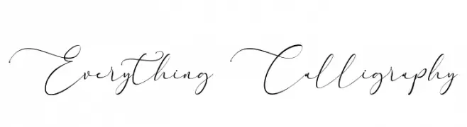 Everything Calligraphy  Free Fonts Download