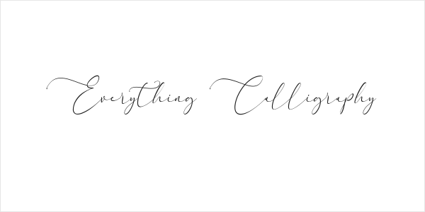 Everything Calligraphy Logo