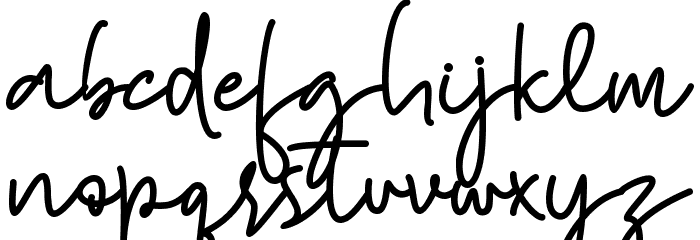 Everything Has Changed Font LOWERCASE