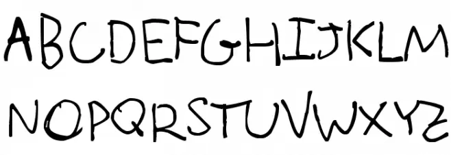Everything Rhymes with Orange Шрифта ВЕРХНИЙ