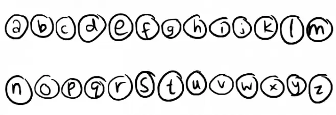 Everything Unique Font LOWERCASE