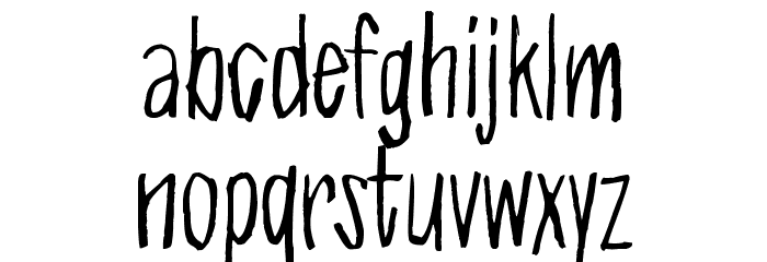 Everything experience Font LOWERCASE
