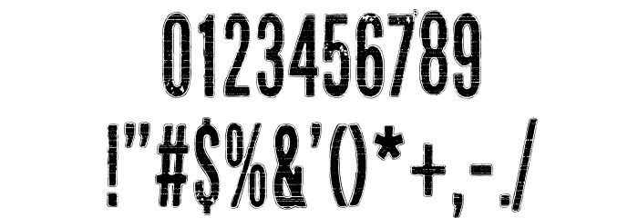 Everything is possible Font OTHER CHARS