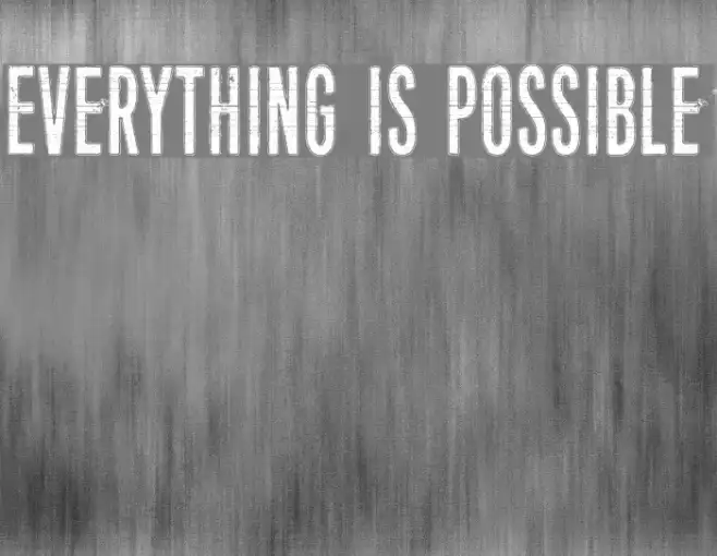 Everything is possible Example 2