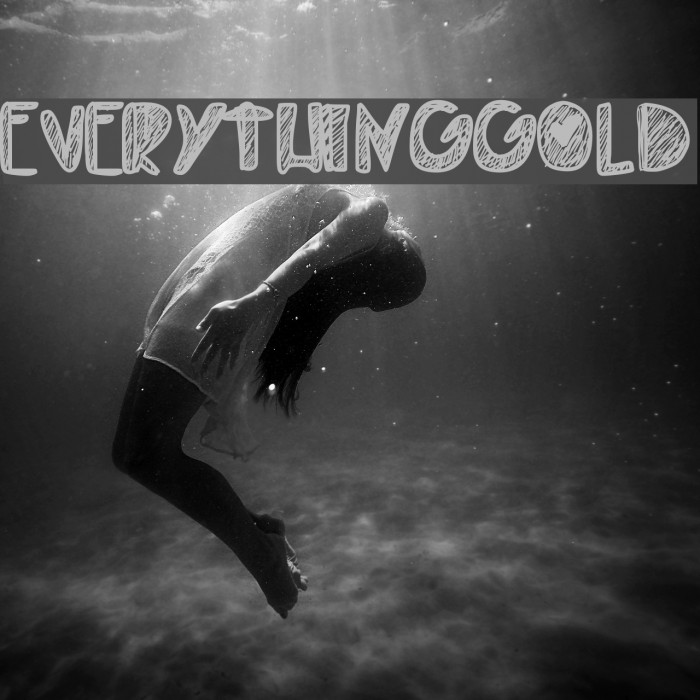 EverythingGold Font examples