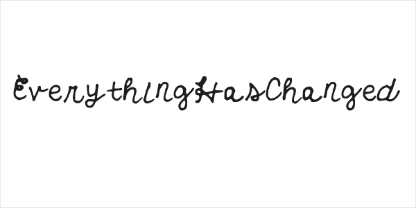 EverythingHasChanged Logo