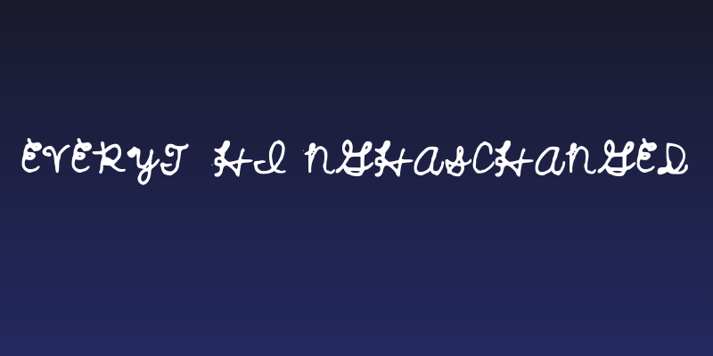 EverythingHasChanged Social Header