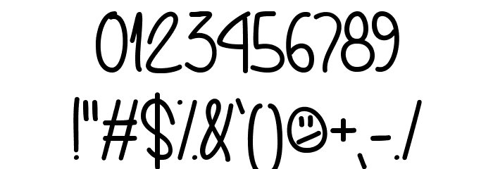 EverythingYouWant Font OTHER CHARS