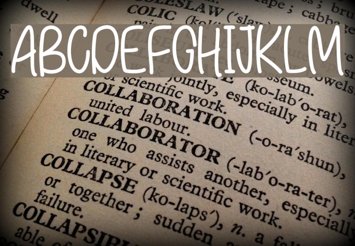 EverythingYouWant Font examples