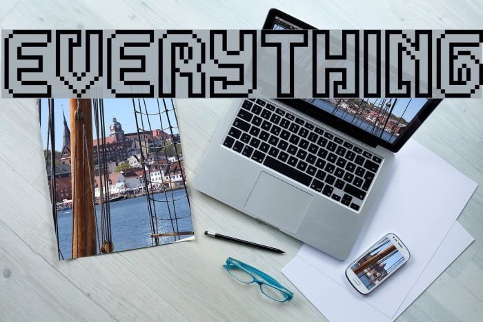 Everything Шрифта examples
