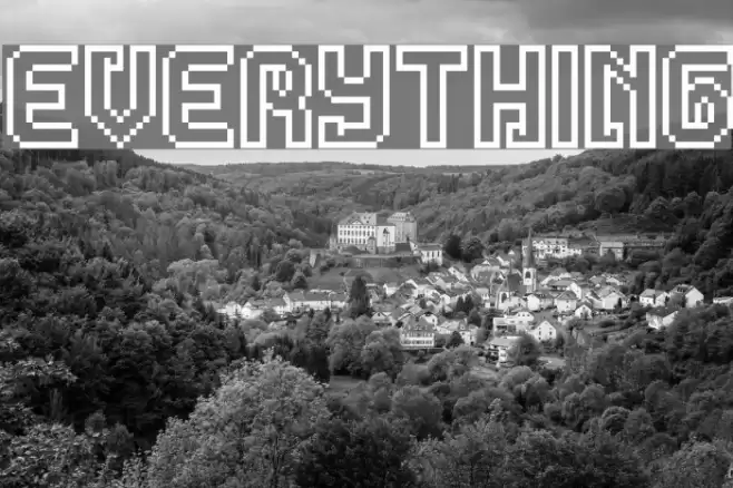 Everything フォント examples