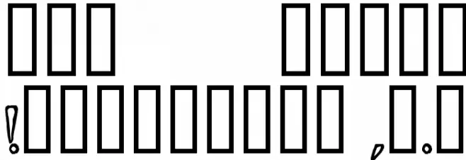 EverythingsFine-Regular Font OTHER CHARS